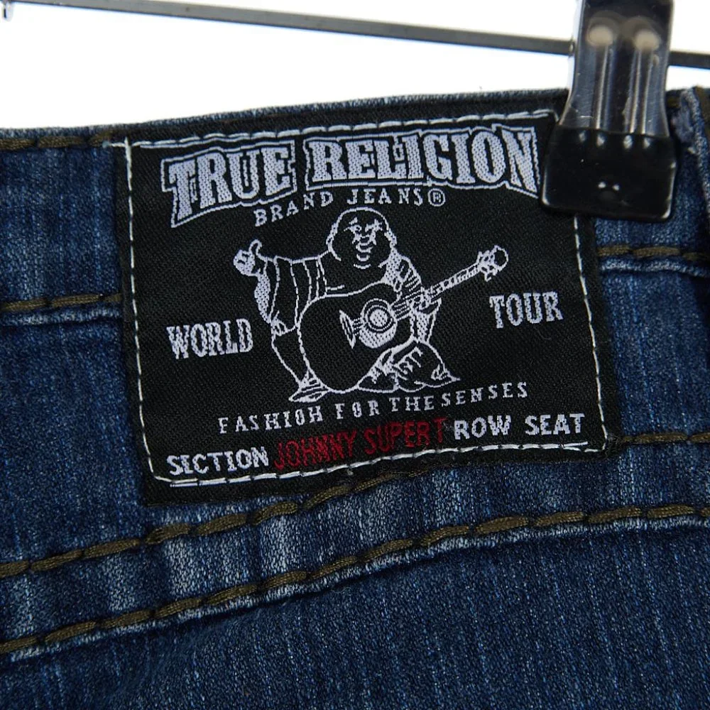 True Religion Lightly Distressed Low-Mid Rise Jeans Women's Size 29 - Picture 5 of 11